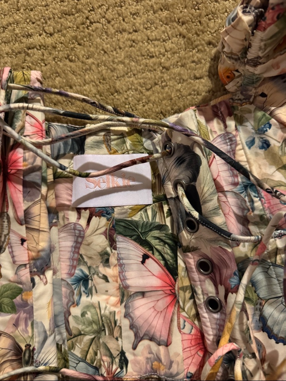 Selkie Butterfly botanical Ella Corset XS - Picture 2 of 4